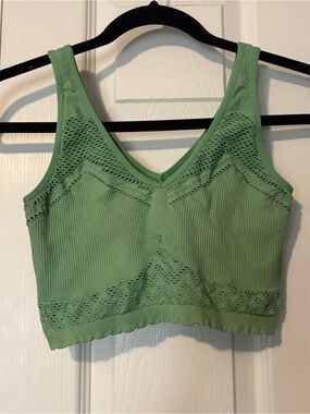 Seamless Green cut out bralette
